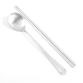 [HAEMO] Marvel Pine White Matte Spoon Chopsticks-Spoon Chopsticks Korean Stainless Steel Cutlery-Made in Korea